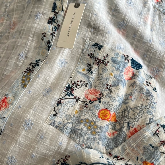 ✨HP x 2 ✨ NWTS ANTHRO PAJAMA TOP (L) - Picture 7 of 17